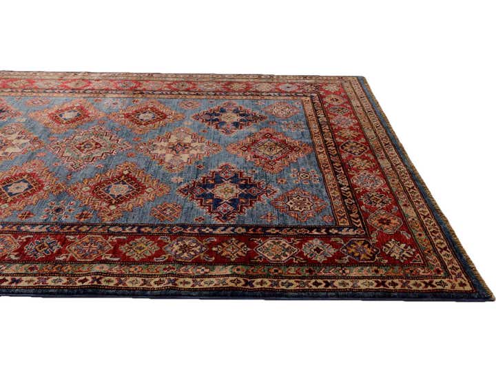 5' 1 x 6' 10 Hand Knotted Kazak Rug