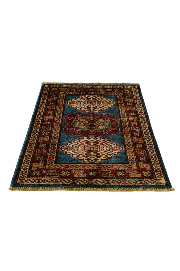 Detail image of 2' x 2' 9 Hand Knotted Kazak Rug