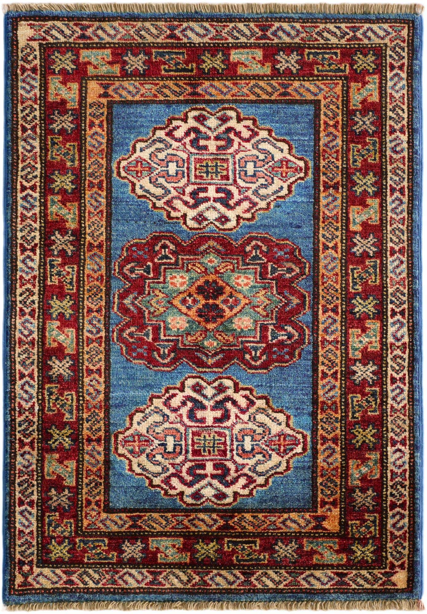 2' x 2' 9 Hand Knotted Kazak Rug