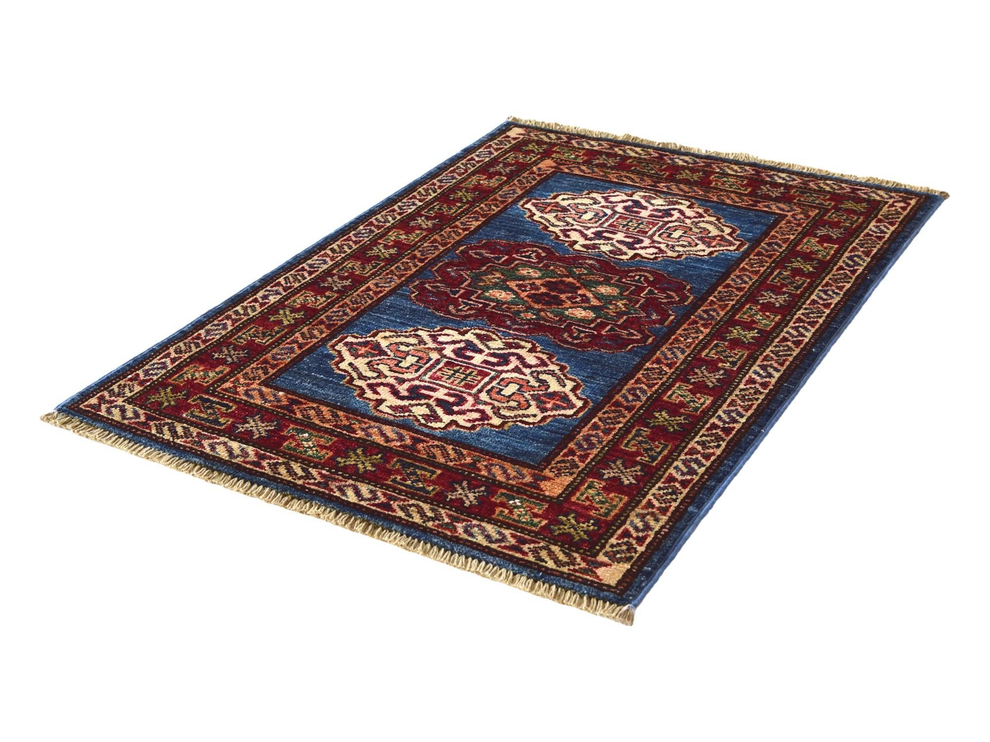2' x 2' 10 Hand Knotted Kazak Rug