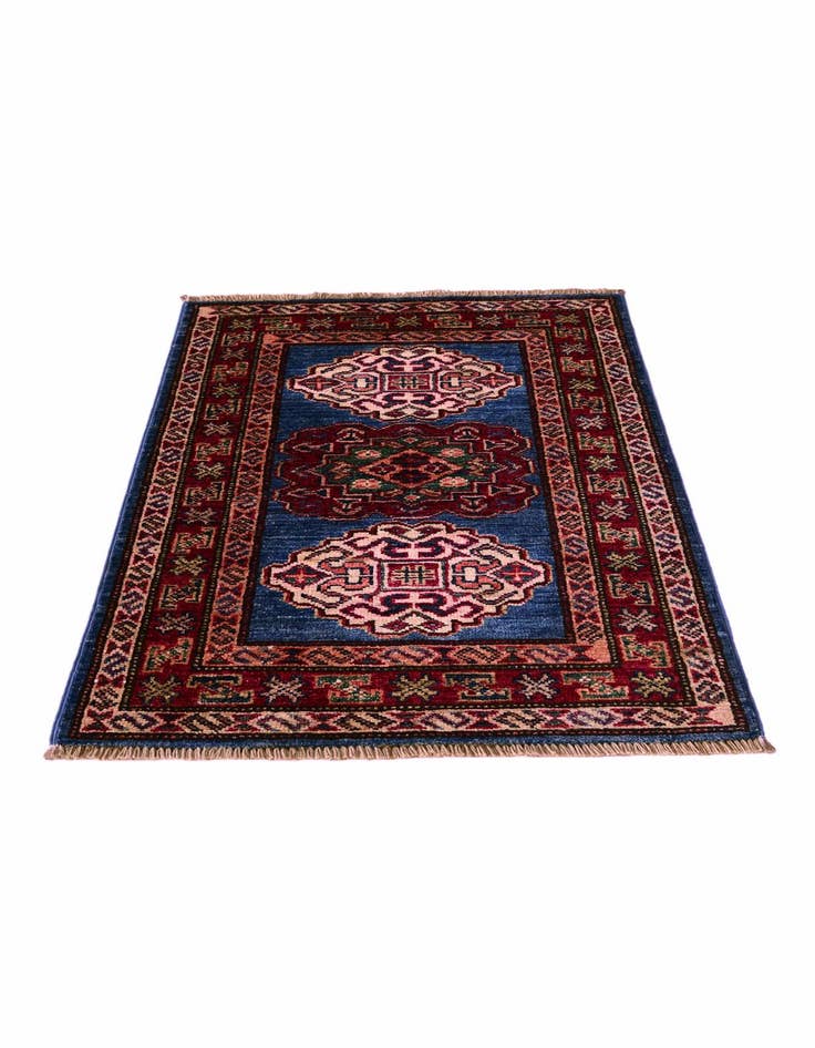 Detail image of 2' x 2' 10 Hand Knotted Kazak Rug