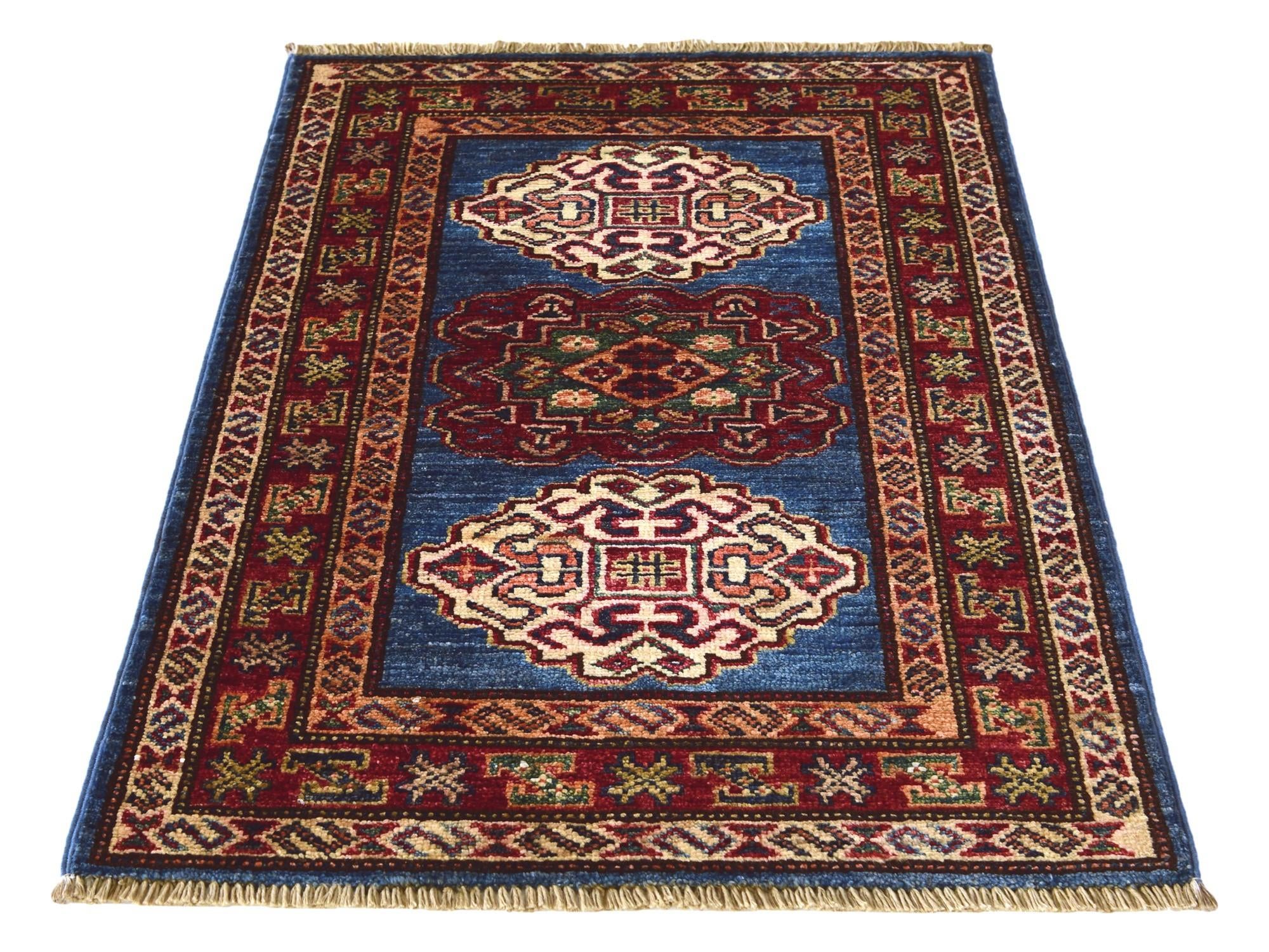 2' x 2' 10 Hand Knotted Kazak Rug