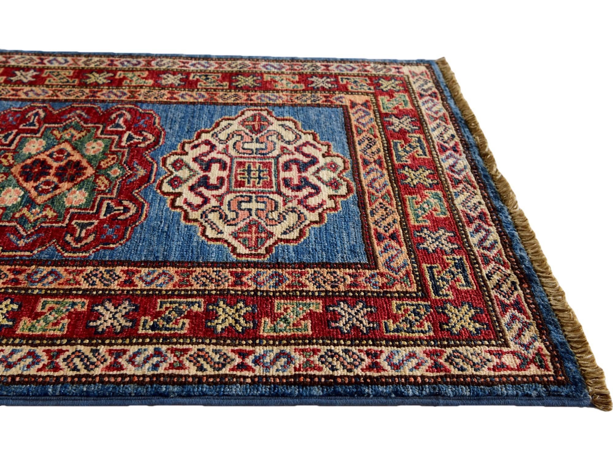2' x 2' 10 Hand Knotted Kazak Rug