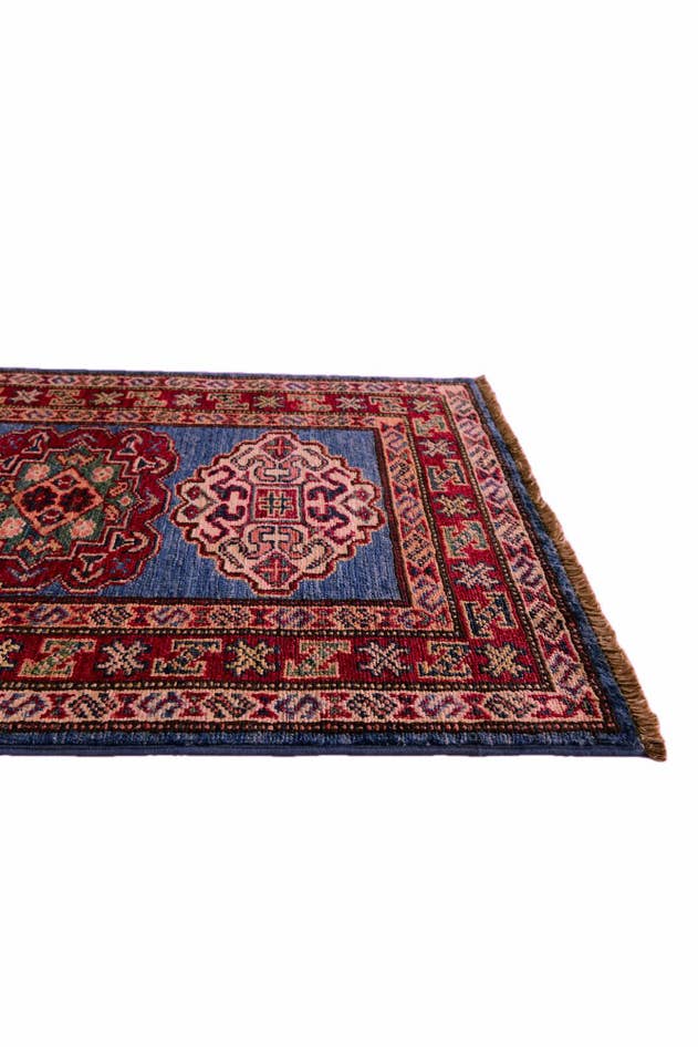 Detail image of 2' x 2' 10 Hand Knotted Kazak Rug