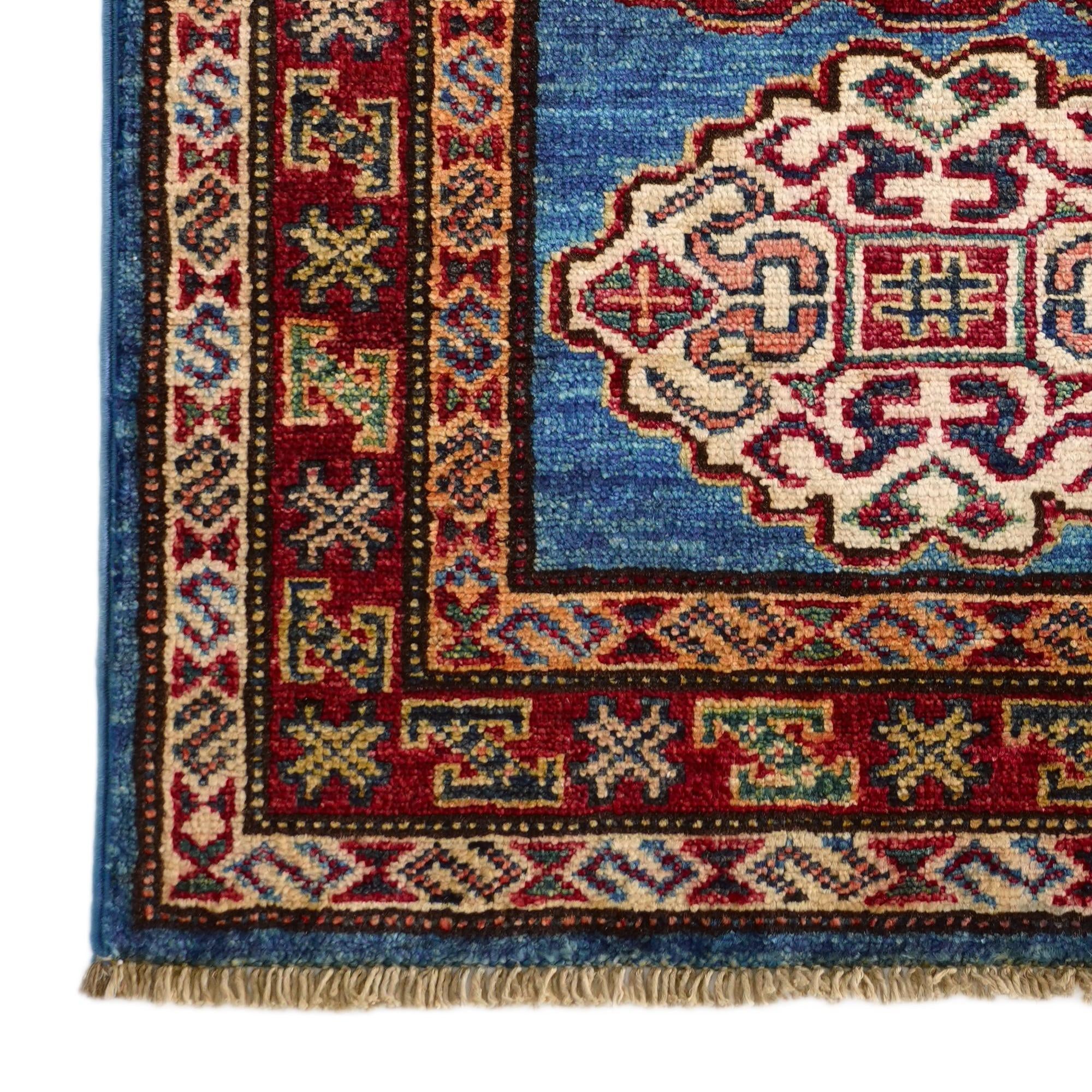 2' x 2' 10 Hand Knotted Kazak Rug