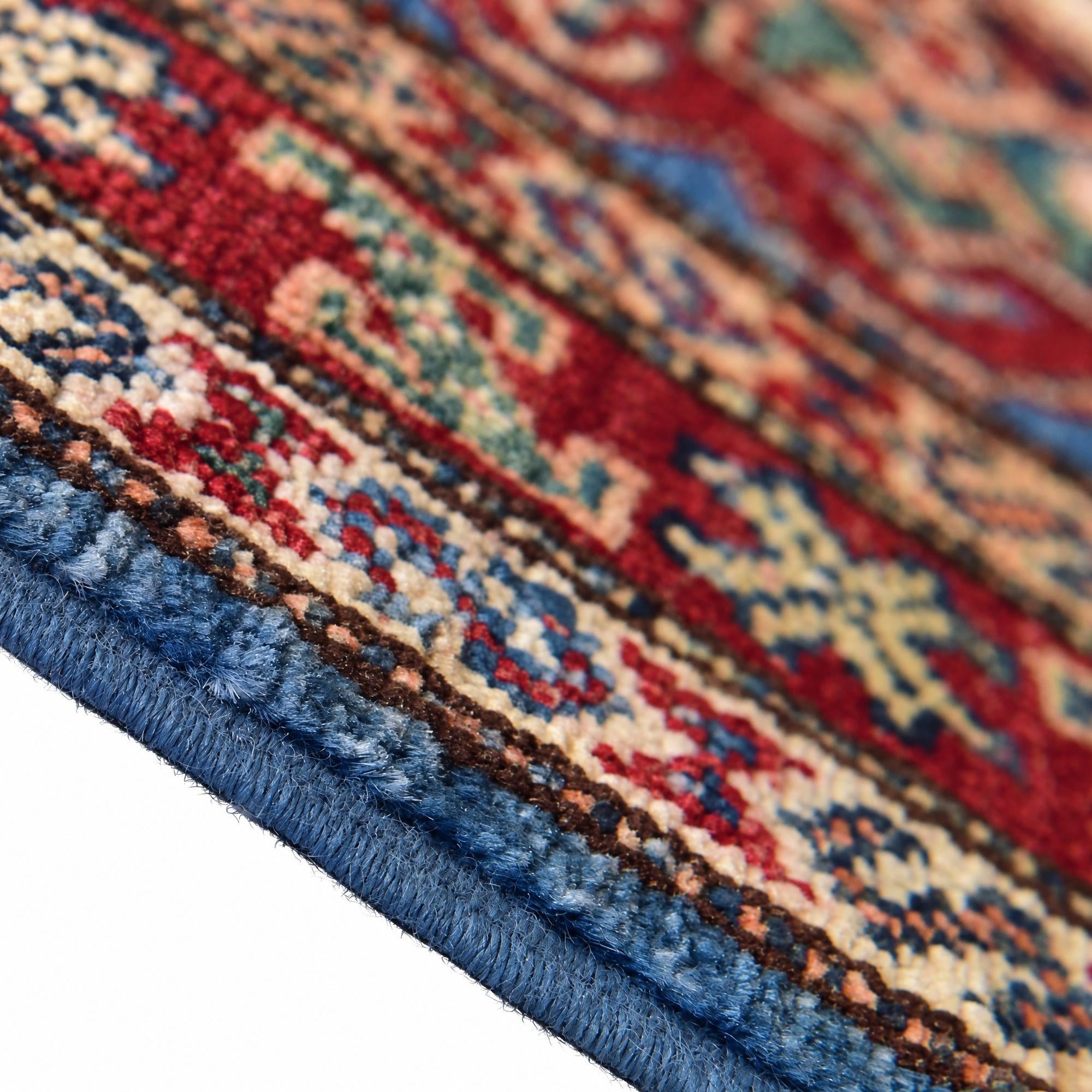 60cm x 85cm Hand Knotted Kazak Rug