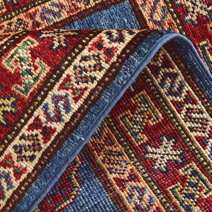 Detail image of 2' x 2' 10 Hand Knotted Kazak Rug