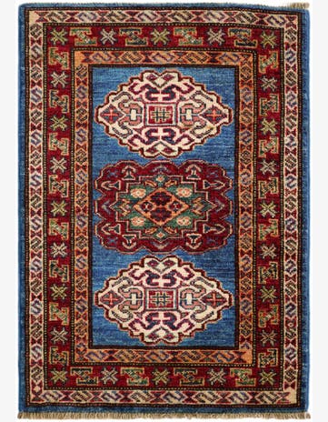 2' x 2' 10 Hand Knotted Kazak Rug