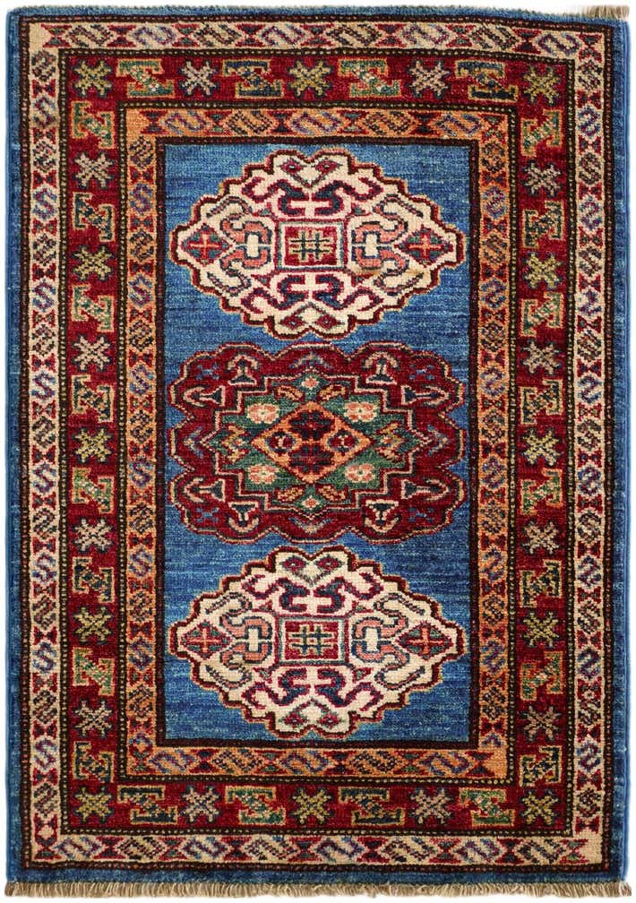 2' x 2' 10 Hand Knotted Kazak Rug