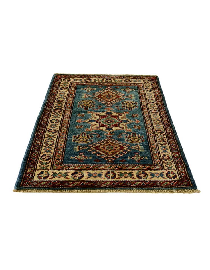 Detail image of 2' x 3' 3 Hand Knotted Kazak Rug