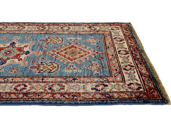 2' x 3' 3 Hand Knotted Kazak Rug