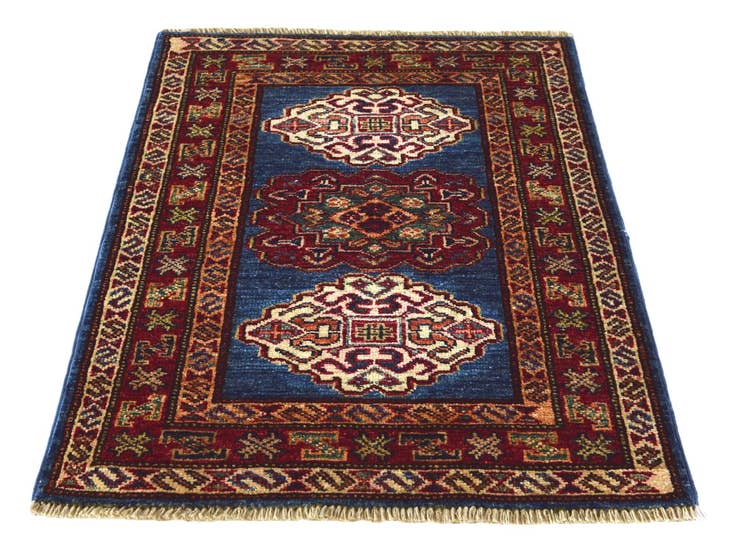 Detail image of 2' x 2' 11 Hand Knotted Kazak Rug
