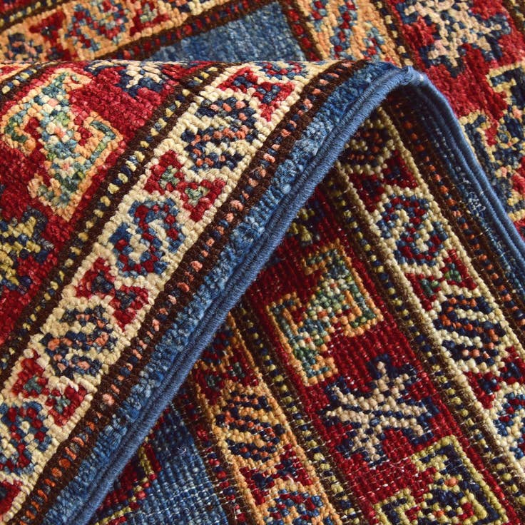 Detail image of 2' x 2' 11 Hand Knotted Kazak Rug