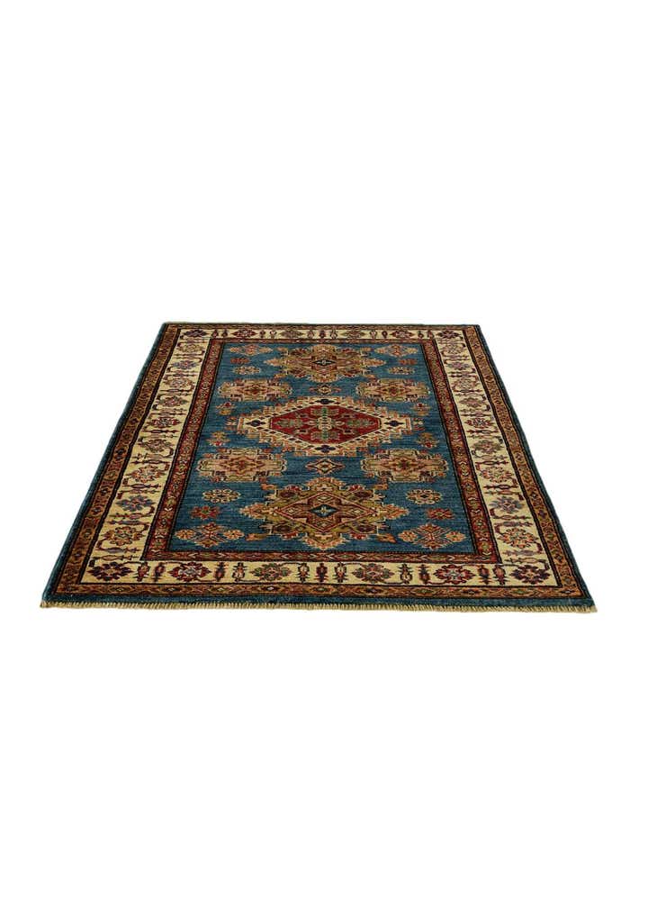 3' 5 x 5' 1 Hand Knotted Kazak Rug