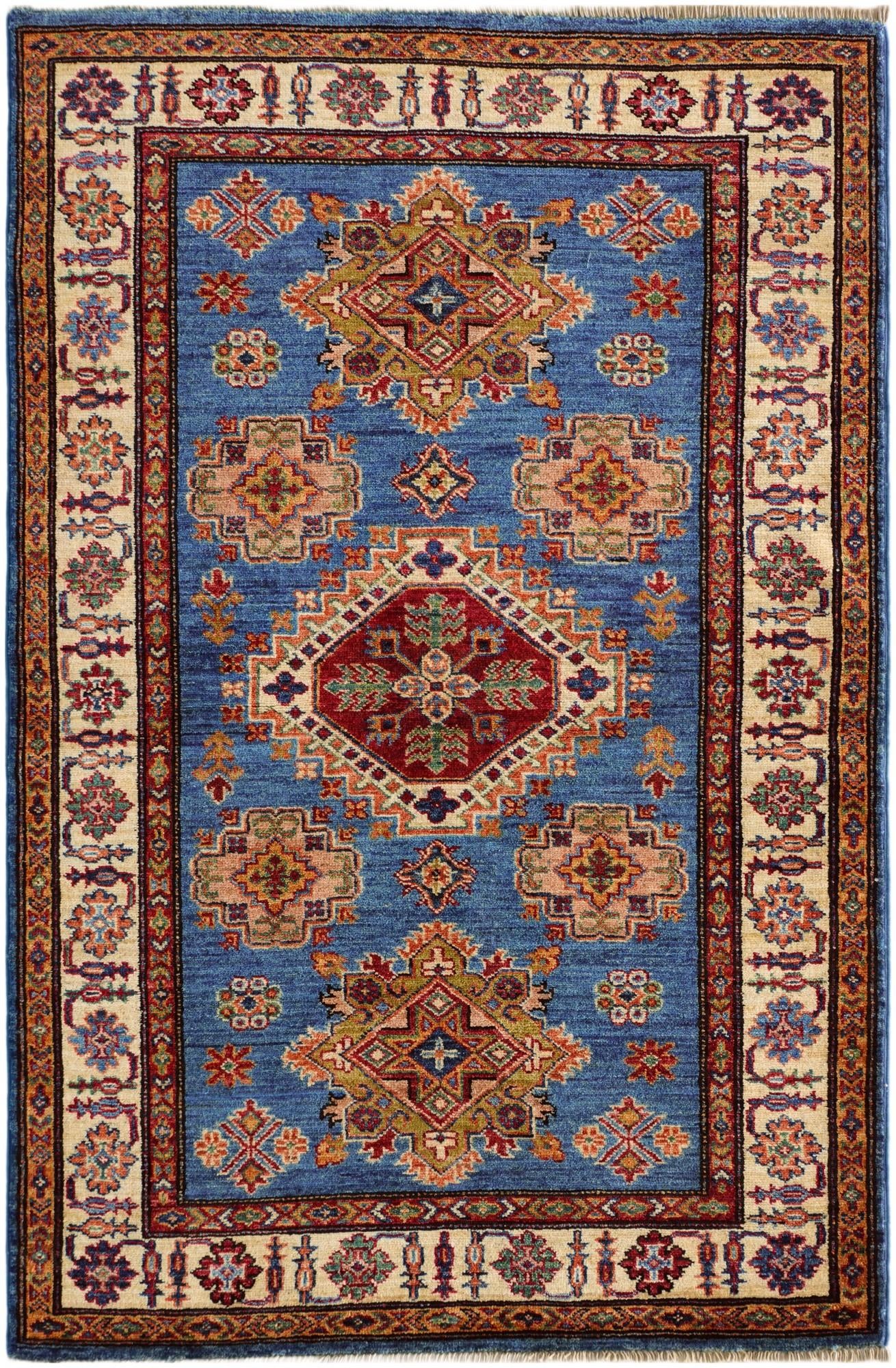 3' 5 x 5' 1 Hand Knotted Kazak Rug