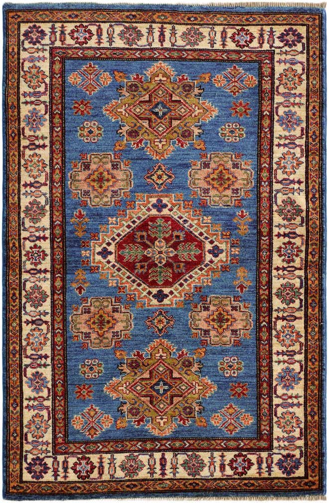 3' 5 x 5' 1 Hand Knotted Kazak Rug