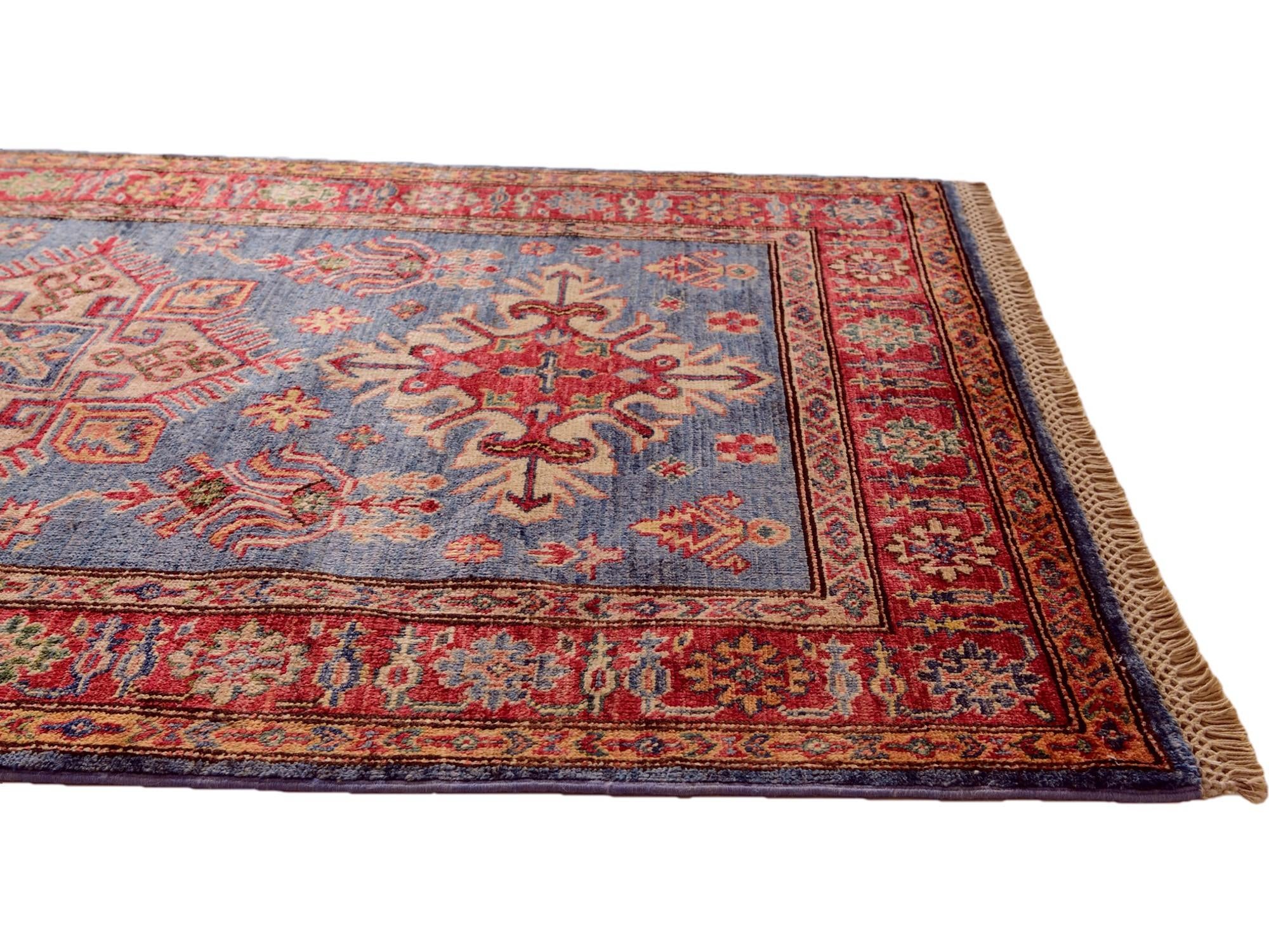 3' 3 x 5' 2 Hand Knotted Kazak Rug