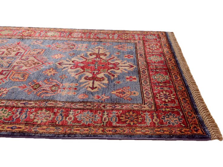 Detail image of 3' 3 x 5' 2 Hand Knotted Kazak Rug