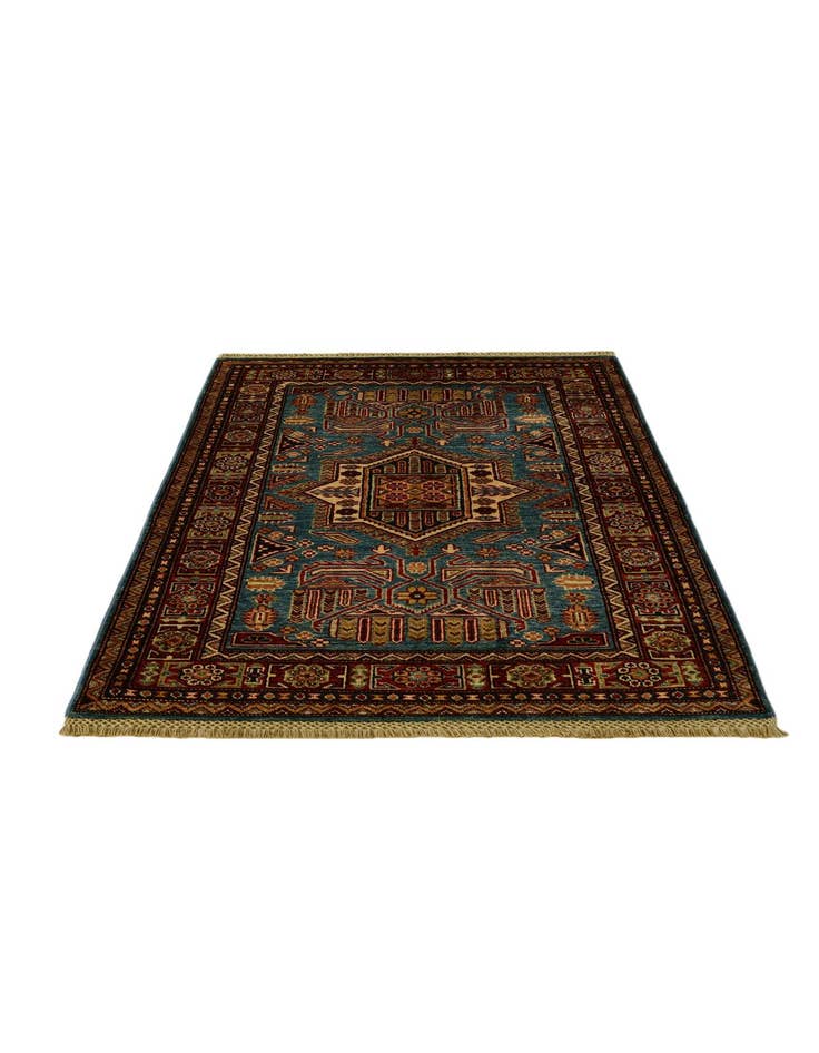Detail image of 3' 3 x 5' Hand Knotted Kazak Rug