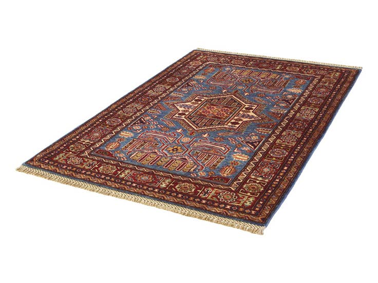 Detail image of 3' 3 x 5' Hand Knotted Kazak Rug