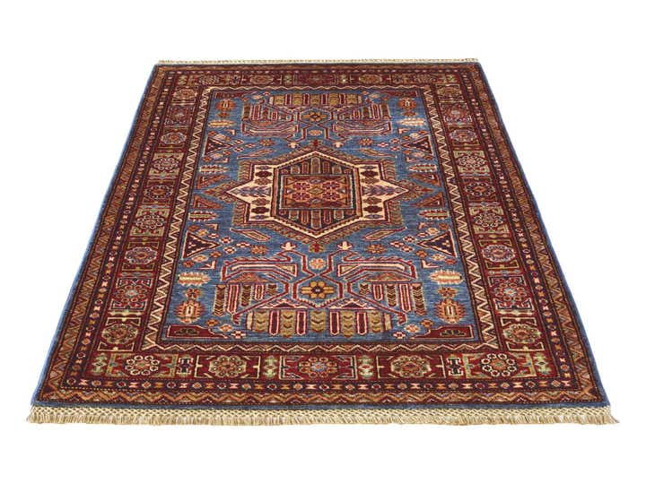 3' 3 x 5' Hand Knotted Kazak Rug