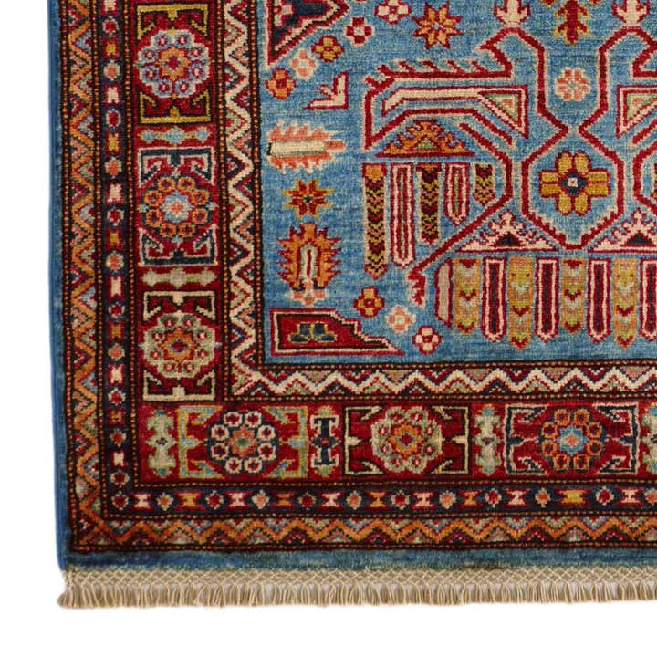 3' 3 x 5' Hand Knotted Kazak Rug