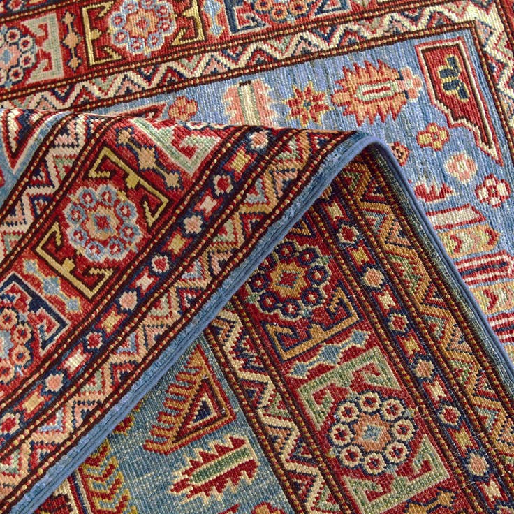 Detail image of 3' 3 x 5' Hand Knotted Kazak Rug