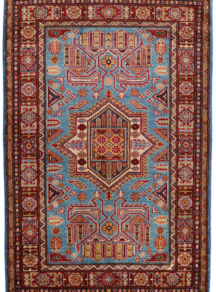 3' 3 x 5' Hand Knotted Kazak Rug