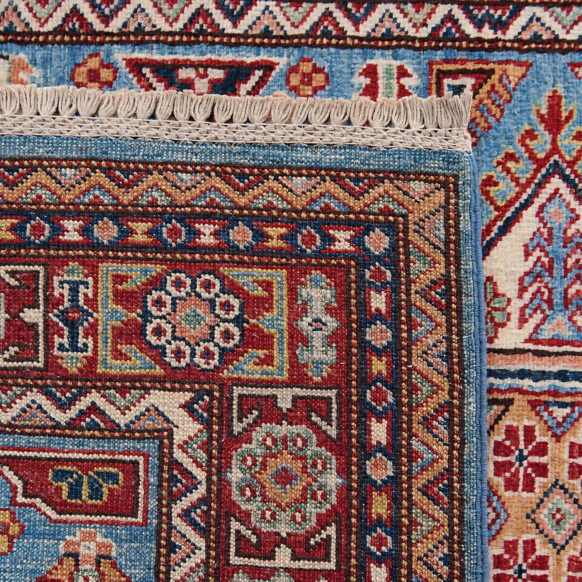 100cm x 155cm Hand Knotted Kazak Rug