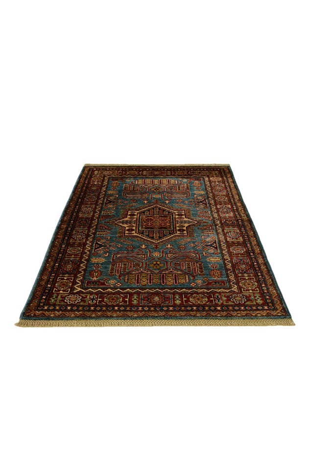 Detail image of 3' 3 x 5' Hand Knotted Kazak Rug