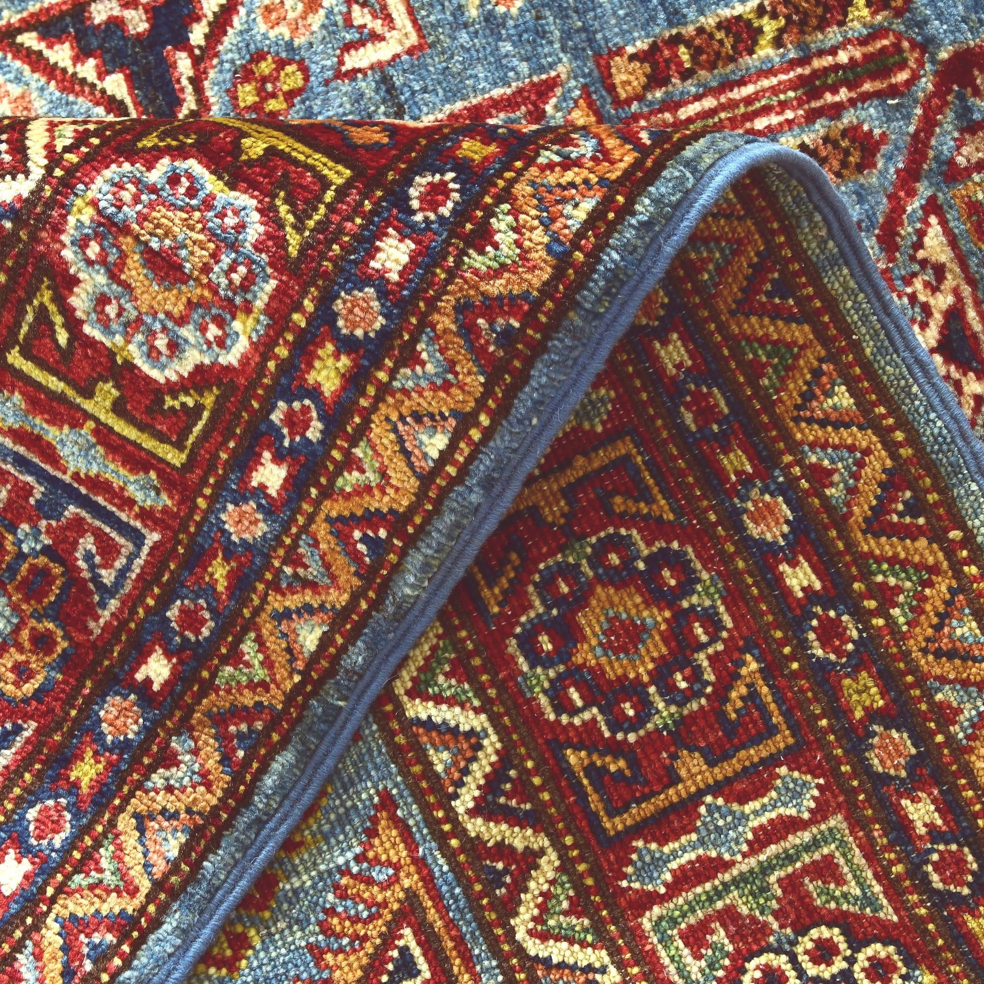 3' 3 x 5' Hand Knotted Kazak Rug