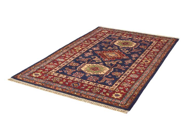 3' 4 x 5' 3 Hand Knotted Kazak Rug