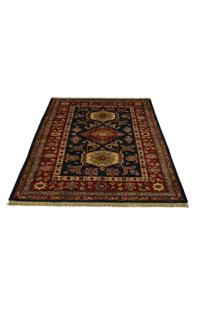 3' 4 x 5' 3 Hand Knotted Kazak Rug
