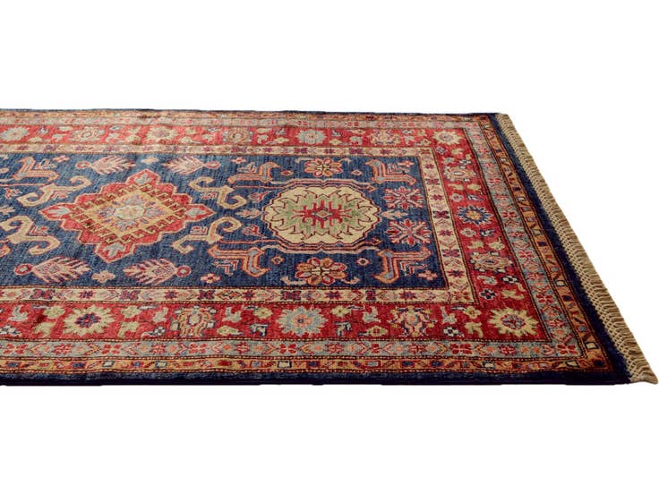 Detail image of 3' 4 x 5' 3 Hand Knotted Kazak Rug