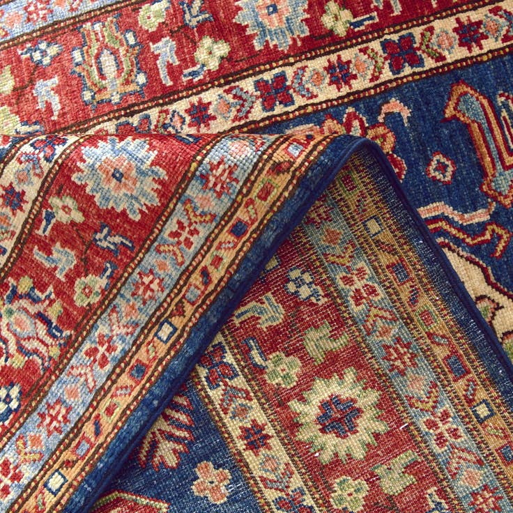 Detail image of 3' 4 x 5' 3 Hand Knotted Kazak Rug