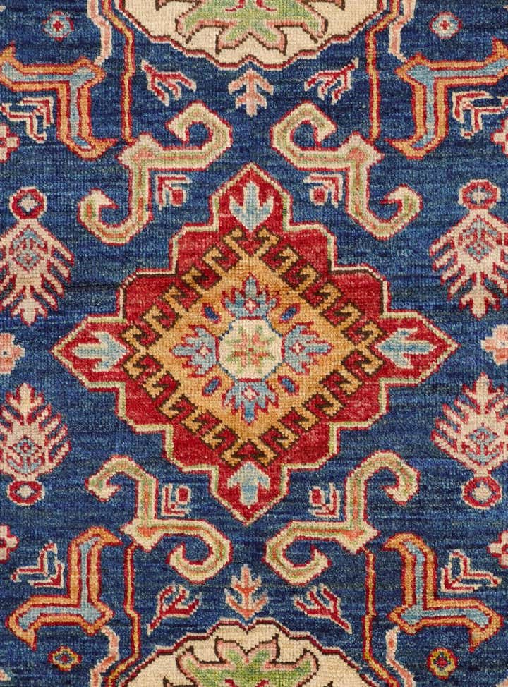 3' 4 x 5' 3 Hand Knotted Kazak Rug