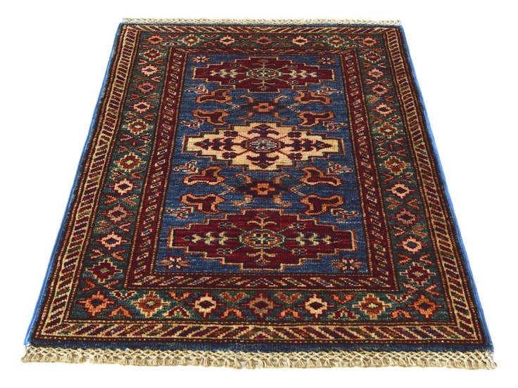 Detail image of 2' x 3' Hand Knotted Kazak Rug