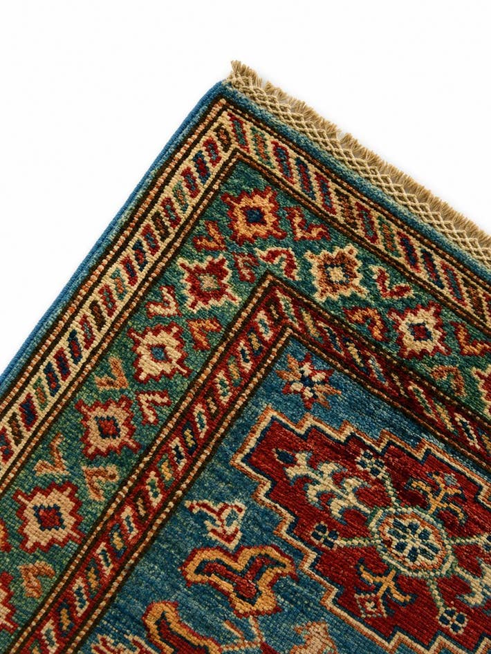 Detail image of 2' x 3' Hand Knotted Kazak Rug