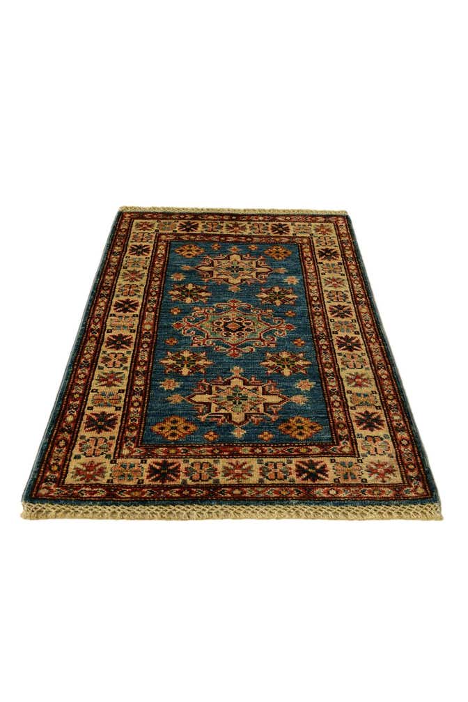 2' x 3' 2 Hand Knotted Kazak Rug
