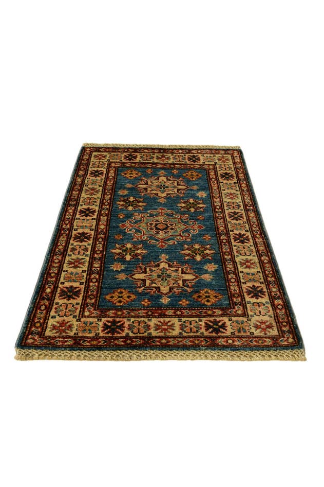 Detail image of 2' x 3' 2 Hand Knotted Kazak Rug
