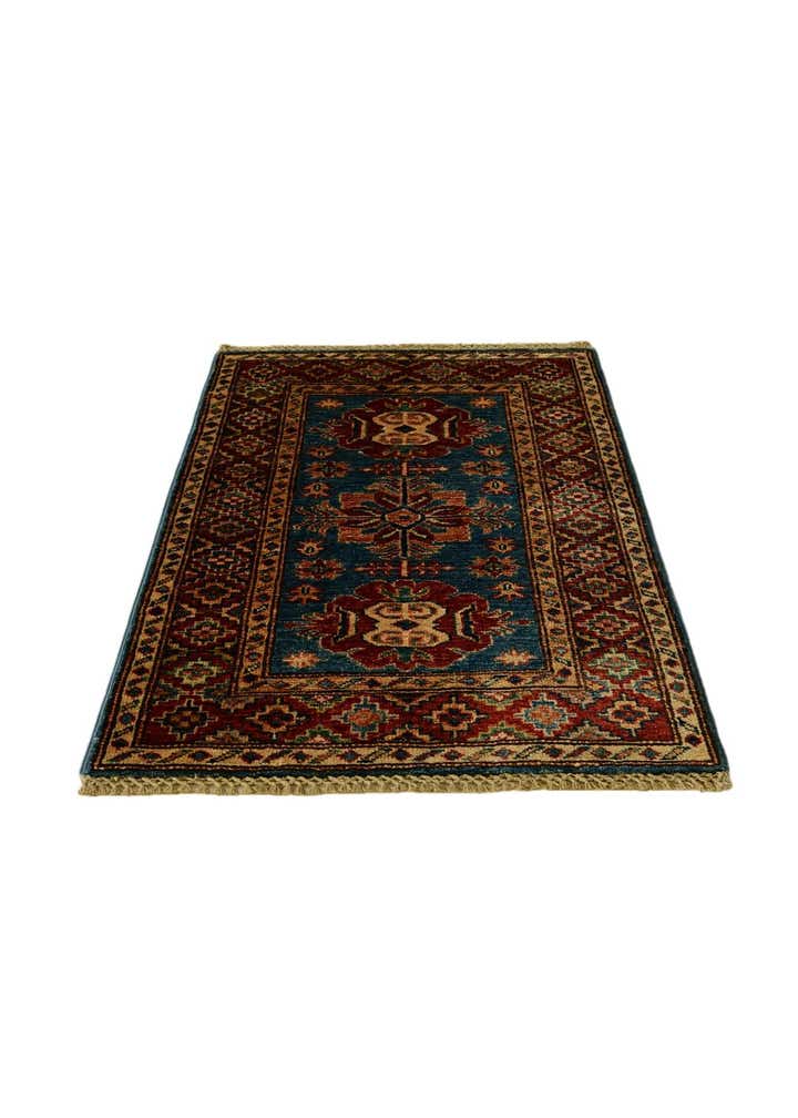 2' x 3' 2 Hand Knotted Kazak Rug