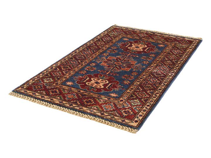 2' x 3' 2 Hand Knotted Kazak Rug