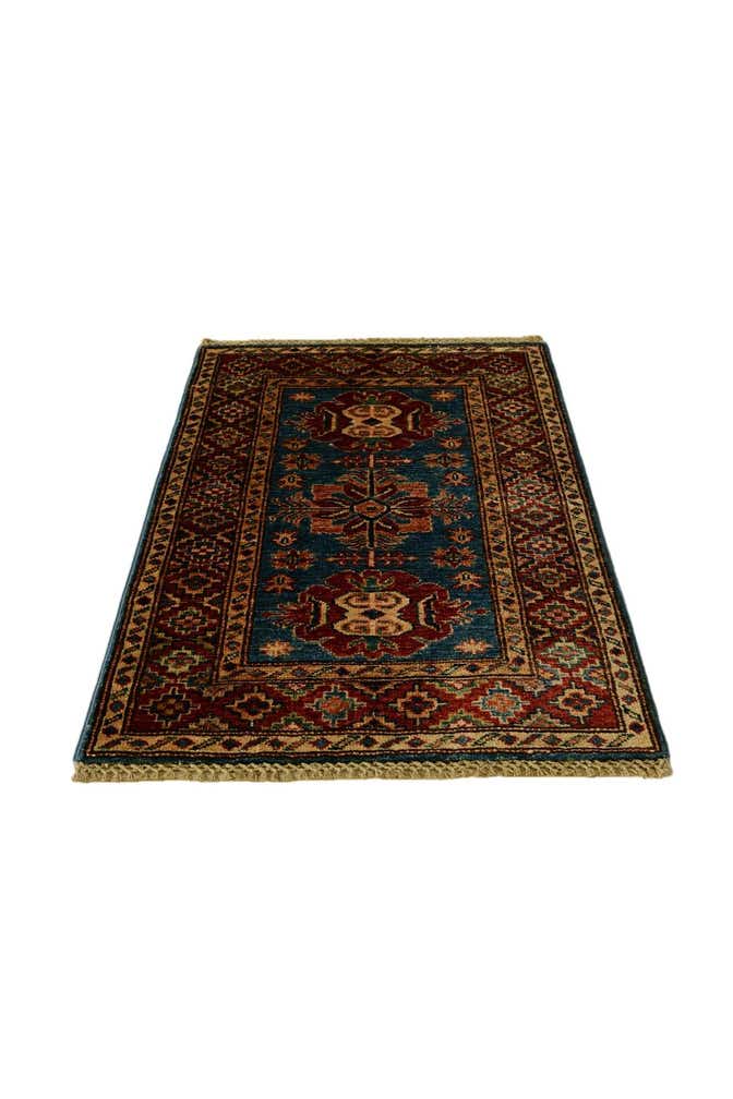 2' x 3' 2 Hand Knotted Kazak Rug