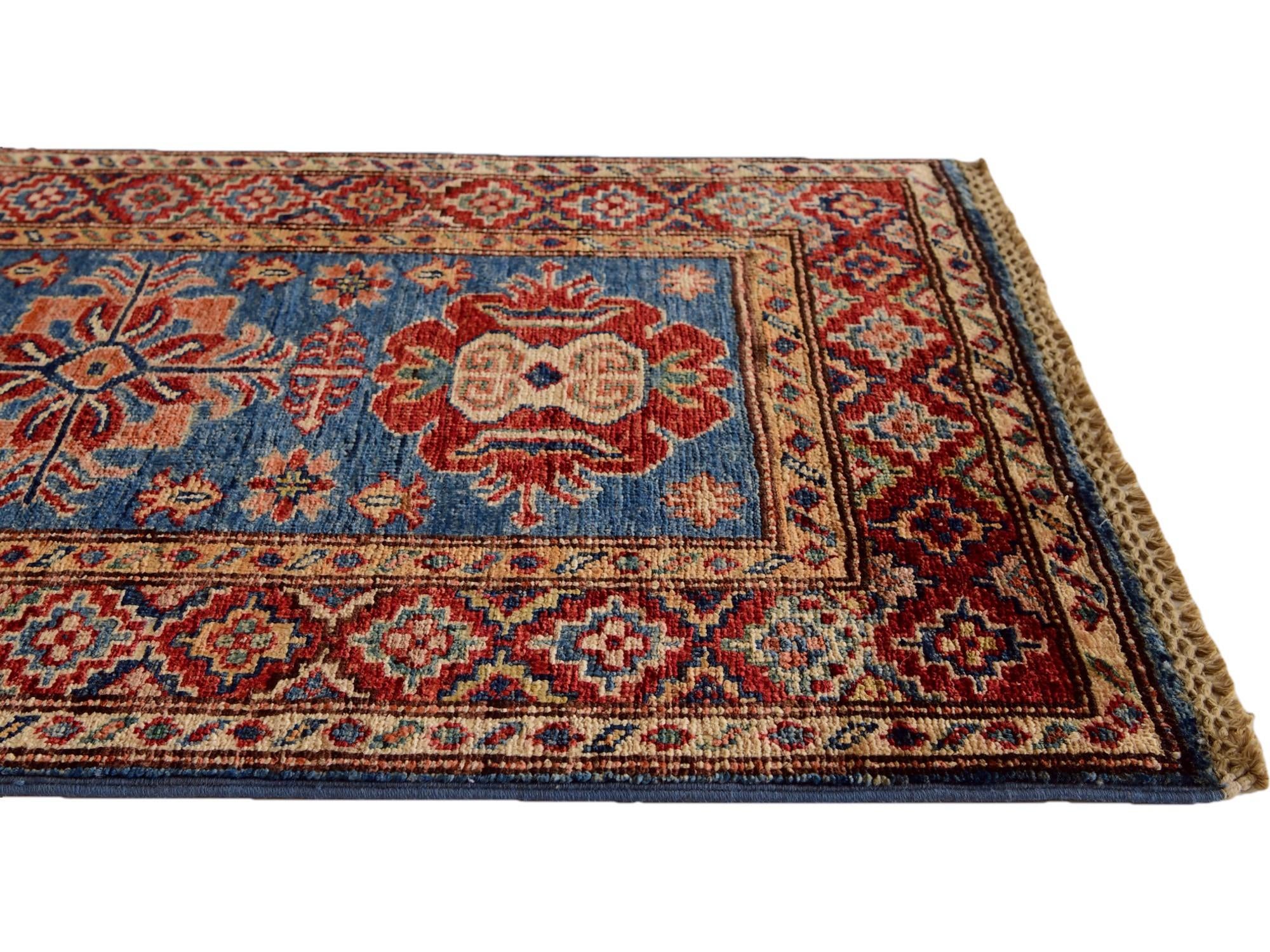 2' x 3' 2 Hand Knotted Kazak Rug