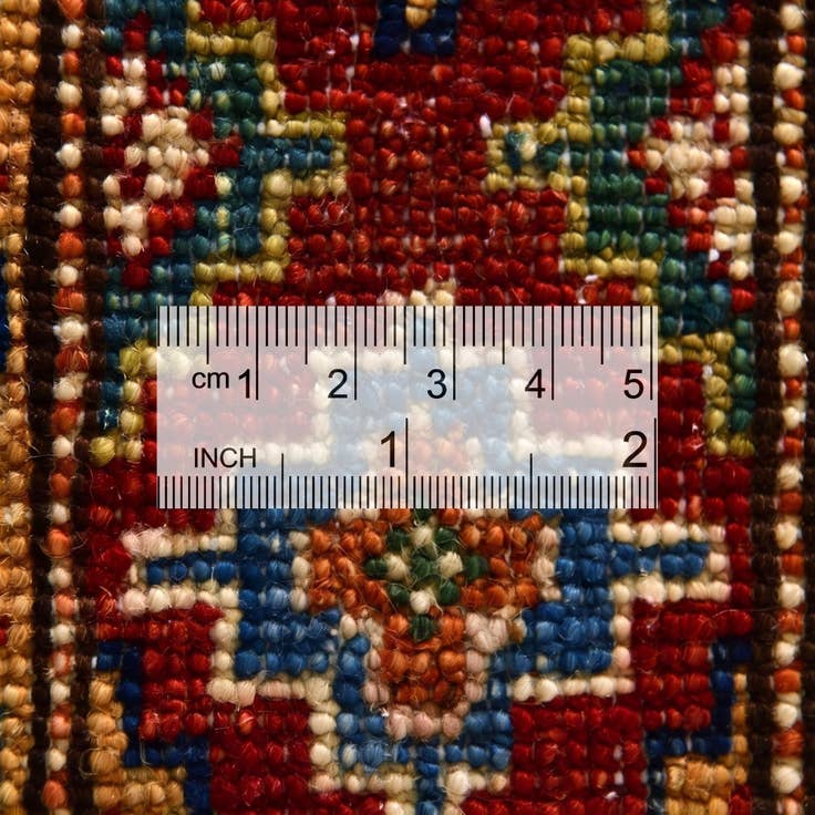 Detail image of 2' x 3' 2 Hand Knotted Kazak Rug