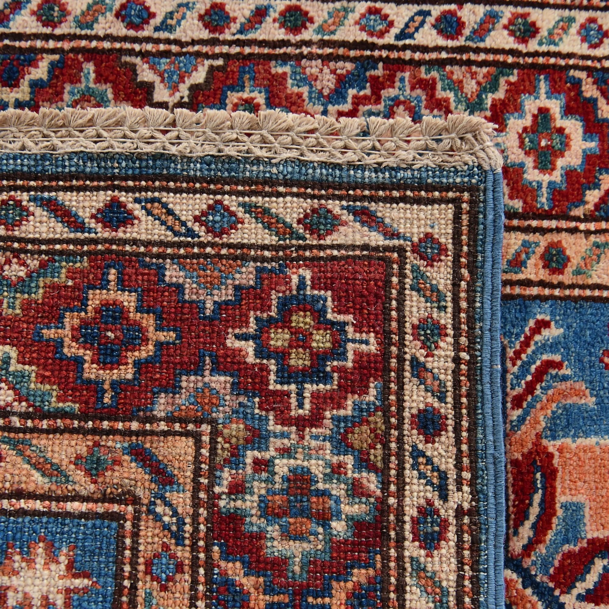 60cm x 95cm Hand Knotted Kazak Rug
