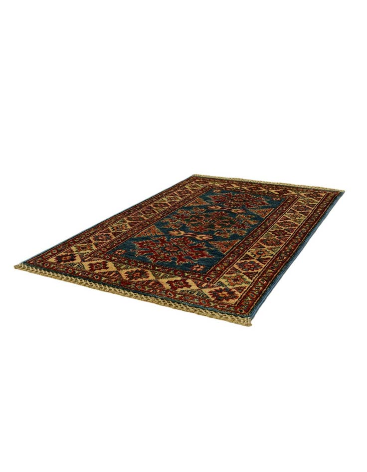 Detail image of 1' 11 x 3' Hand Knotted Kazak Rug