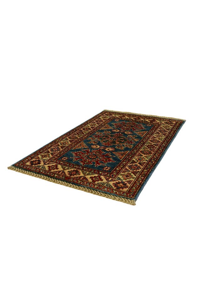 Detail image of 1' 11 x 3' Hand Knotted Kazak Rug