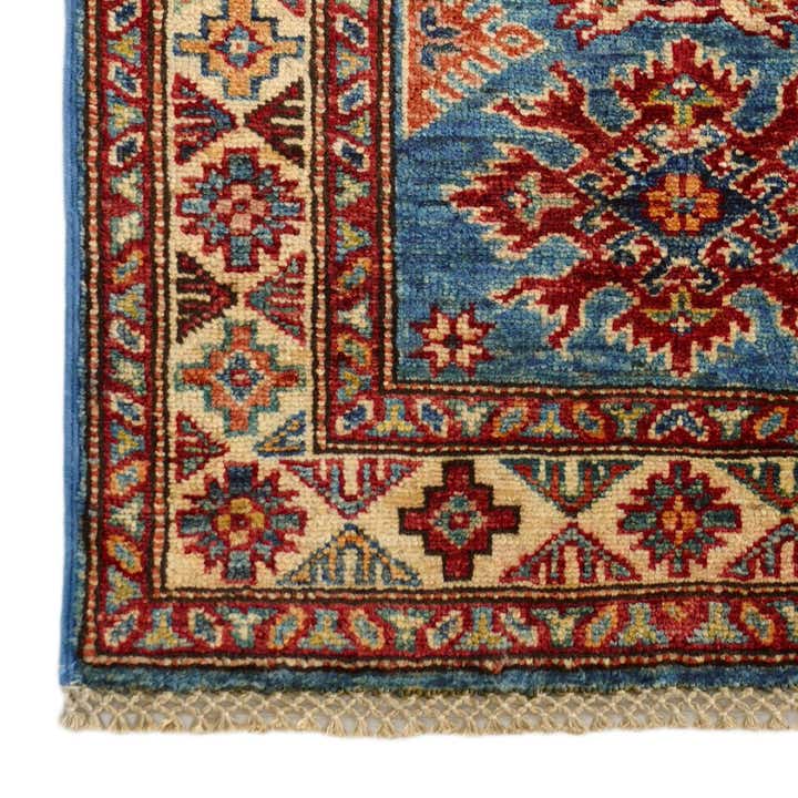 1' 11 x 3' Hand Knotted Kazak Rug