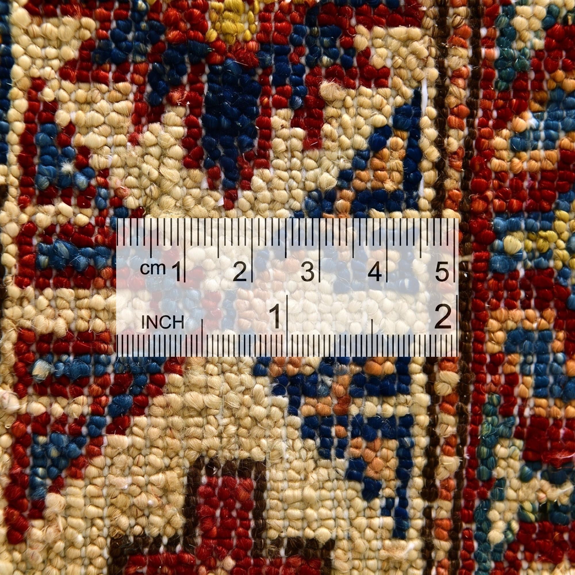 1' 11 x 3' Hand Knotted Kazak Rug